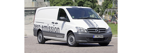 Trial of Mercedes Vito E-CELL vans passes the one-year mark